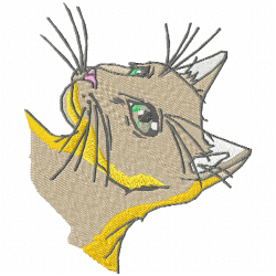 Cats Embroidery Design 2 Cats Embroidery Design 2